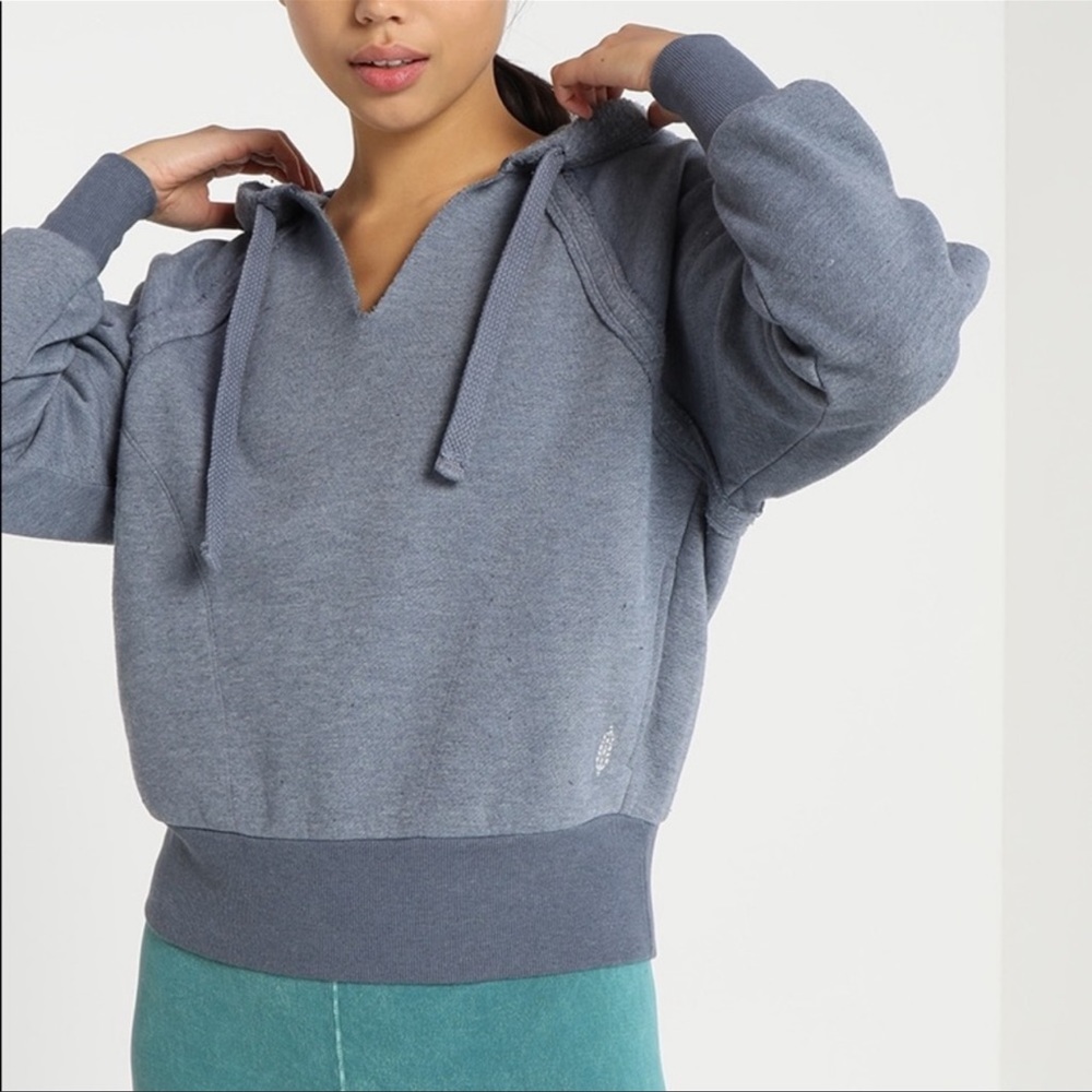 FP Movement Blue North Shore Hoodie Sz SEUC